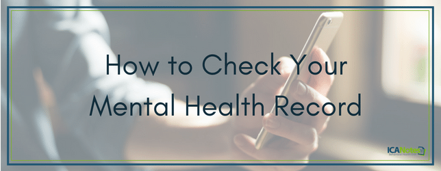 How To Check Your Mental Health Record ICANotes