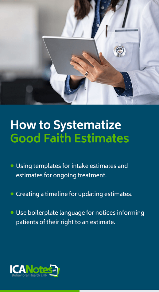 How To Create A Good Faith Estimate