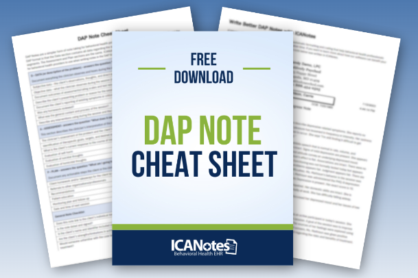 dap note cheat sheet