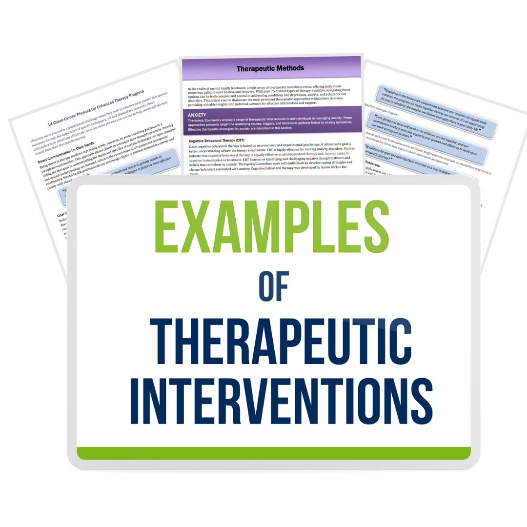 therapeutic interventions