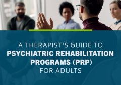 A Therapist's Guide to Psychiatric Rehabilitation Programs (PRP) For Adults